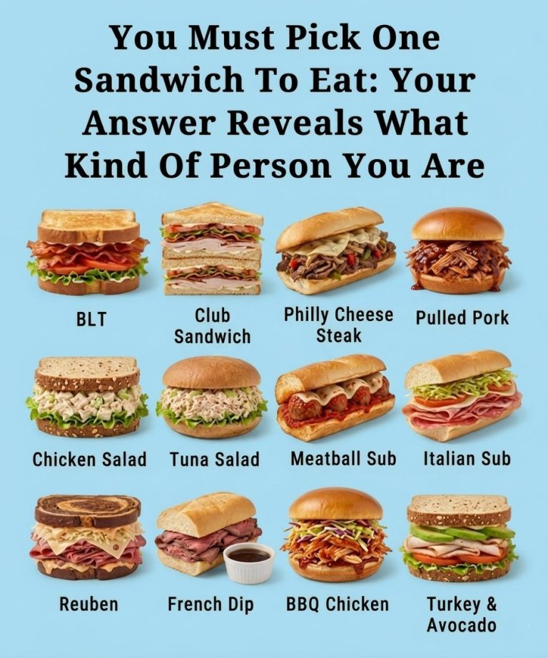 Choose Just One Sandwich — Your Pick Will Expose What Kind of Person You Really Are